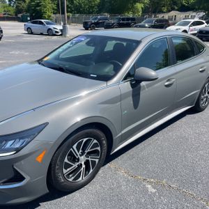 HYUNDAI SONATA HYBRID BLUE - 2