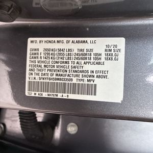 2021 Honda PILOT EX-L 照片 49
