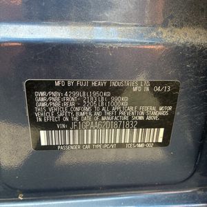 2013 Subaru IMPREZA 2.0I thumbnail 50