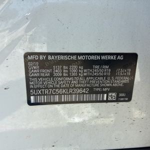 2019 BMW X3 SDRIVE30I — миниатюра 52