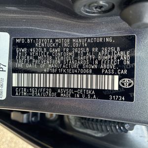 2014 Toyota CAMRY SE 缩略图 52