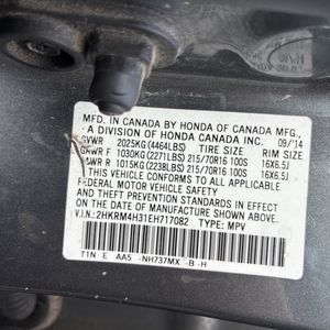 2014 Honda CR-V LX — миниатюра 52
