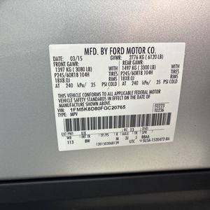 2015 FORD EXPLORER XLT 缩略图 53