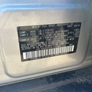 2015 Subaru OUTBACK 2.5I — миниатюра 51
