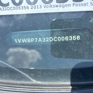 2013 Volkswagen PASSAT SE PZEV — миниатюра 47