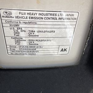 2012 Subaru OUTBACK 2.5I LIMITED 照片 42