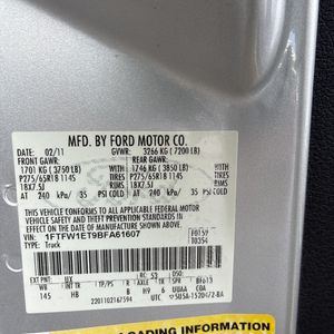 2011 FORD F-150 LARIAT — миниатюра 54
