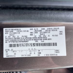 2019 FORD F-150 XLT 缩略图 52