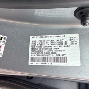 2020 Honda ODYSSEY EX-L 缩略图 48