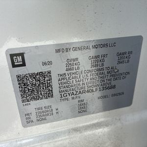 2020 Cadillac XT4 LUXURY — миниатюра 54