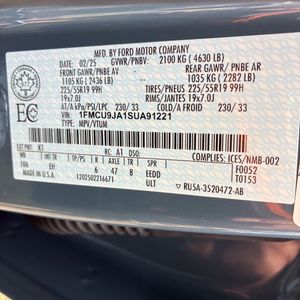 2025 FORD ESCAPE PLATINUM — миниатюра 54