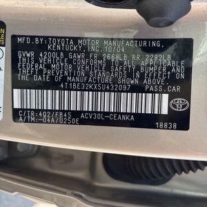 صورة مصغرة 46 لـ 2005 Toyota CAMRY LE