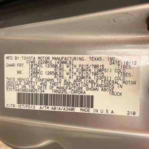 2013 Toyota TACOMA BASE thumbnail 54