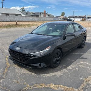HYUNDAI ELANTRA HYBRID BLUE - 1