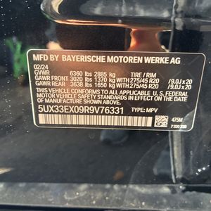 2024 BMW X6 XDRIVE40I — миниатюра 51