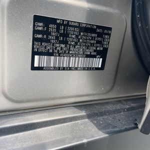 2019 Subaru OUTBACK 3.6R LIMITED — миниатюра 55