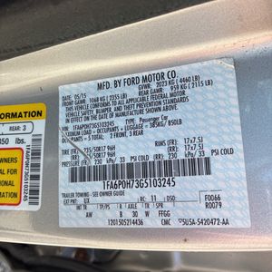2016 FORD FUSION SE thumbnail 53
