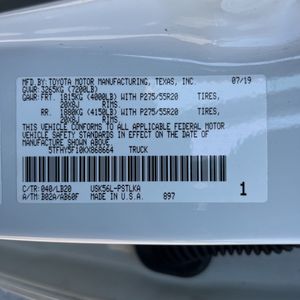 2019 Toyota TUNDRA LIMITED photo 54
