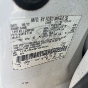 2012 FORD EXPEDITION LIMITED — миниатюра 47