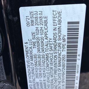 2022 Honda PILOT BLACK EDITION 照片 51