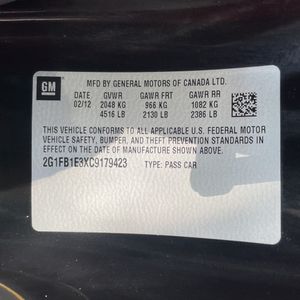2012 Chevrolet CAMARO LT 缩略图 50