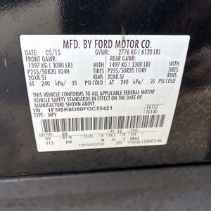 صورة مصغرة 54 لـ 2015 FORD EXPLORER XLT