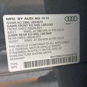 2025 AUDI SQ6 E-TRON PRESTIGE 缩略图 50