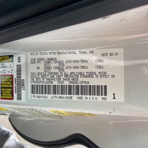 2019 Toyota TACOMA SR 缩略图 51