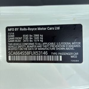 صورة 53 لـ 2015 ROLLS-ROYCE GHOST BASE