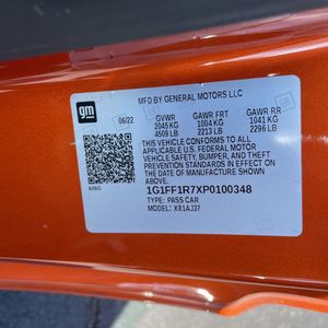 2023 Chevrolet CAMARO SS 照片 51