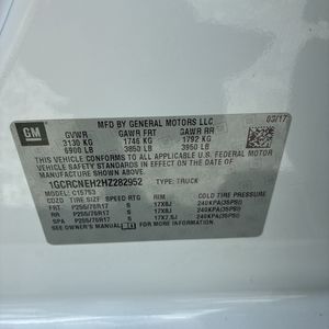 2017 Chevrolet SILVERADO 1500 WORK TRUCK — миниатюра 51