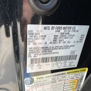 2012 FORD EXPEDITION LIMITED 照片 52