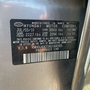 2010 Hyundai ELANTRA GLS 缩略图 46
