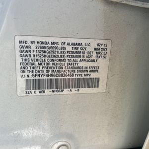 2012 Honda PILOT TOURING 缩略图 54
