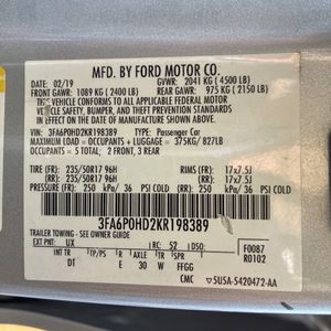 2019 FORD FUSION SE — миниатюра 49