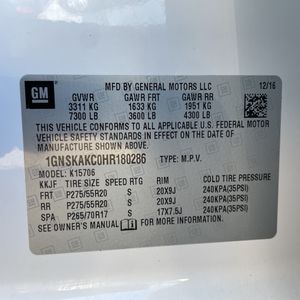 2017 Chevrolet TAHOE LS — миниатюра 49