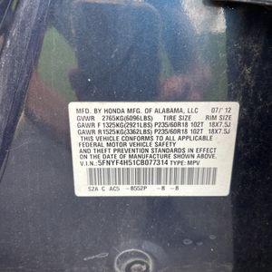 2012 Honda PILOT EX-L — миниатюра 46