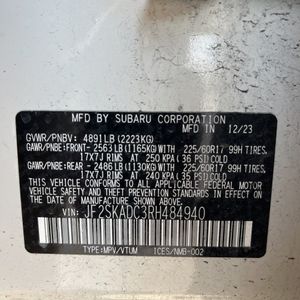 2024 Subaru FORESTER PREMIUM — миниатюра 53
