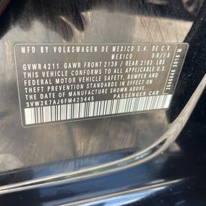 صورة مصغرة 49 لـ 2015 Volkswagen JETTA 2.0L S