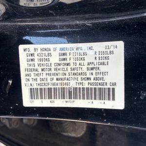 2014 Honda ACCORD EX — миниатюра 50