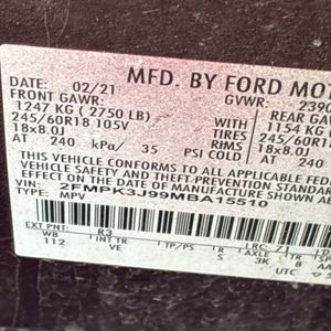 2021 FORD EDGE SEL — миниатюра 53