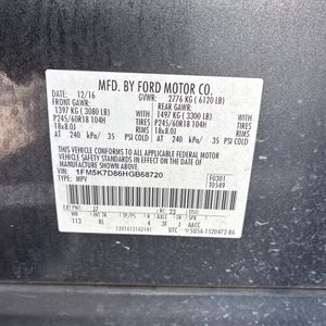 2017 FORD EXPLORER XLT 缩略图 43