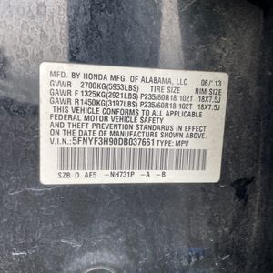2013 Honda PILOT TOURING 照片 57
