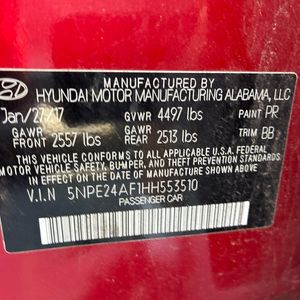 2017 Hyundai SONATA SE 缩略图 51