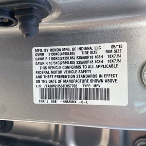 2018 Honda CR-V EX 缩略图 52