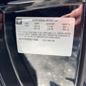2008 Chevrolet CORVETTE BASE 缩略图 45