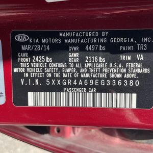 2014 KIA OPTIMA SX TURBO — миниатюра 53