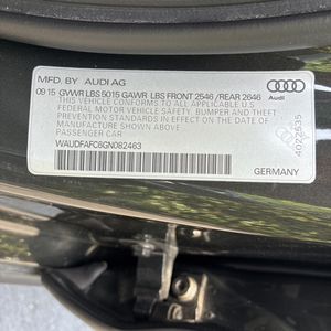 2016 AUDI A6 2.0T PREMIUM PLUS — миниатюра 50