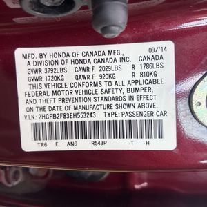 2014 Honda CIVIC EX 缩略图 53