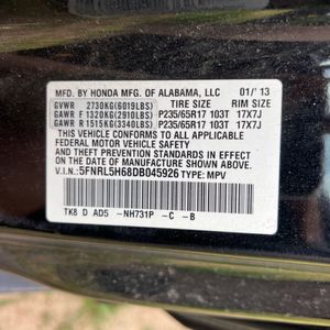 2013 Honda ODYSSEY EX-L 照片 44